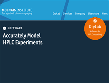 Tablet Screenshot of molnar-institute.com